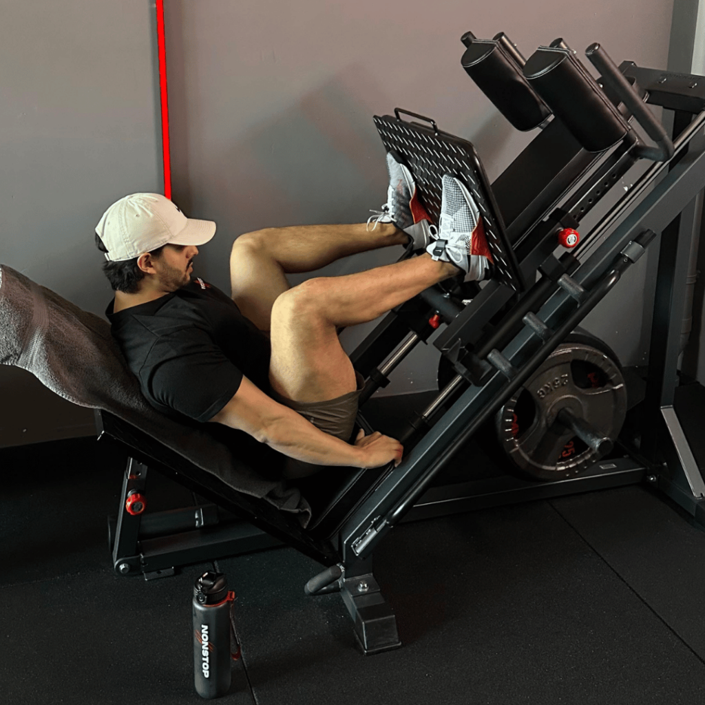 Krachttraining Leg press Nonstop Training